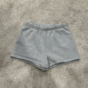 TNA COZY grey sweat shorts